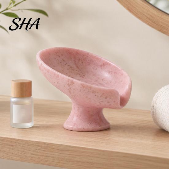 Hollow Design Soap Holder Self Draining Dish, 3D Printed Holder, Multi-functional Elegant Sink Organizer Tray for Shower, Bathroom, Kitchen Modern