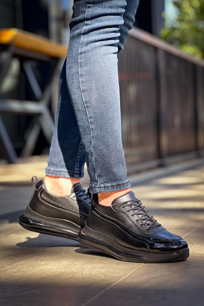 Chekich H Nowa Kolekcja CH2419 But Męski Biały Czarny Brązowy Tan