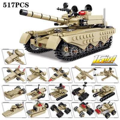 99 Hoofdgevechtstank Bouwstenen Leger Militair Zware Tank Slagschip Ruimteschip Assemblage Stenen Set Kinderspeelgoed Verjaardagscadeaus