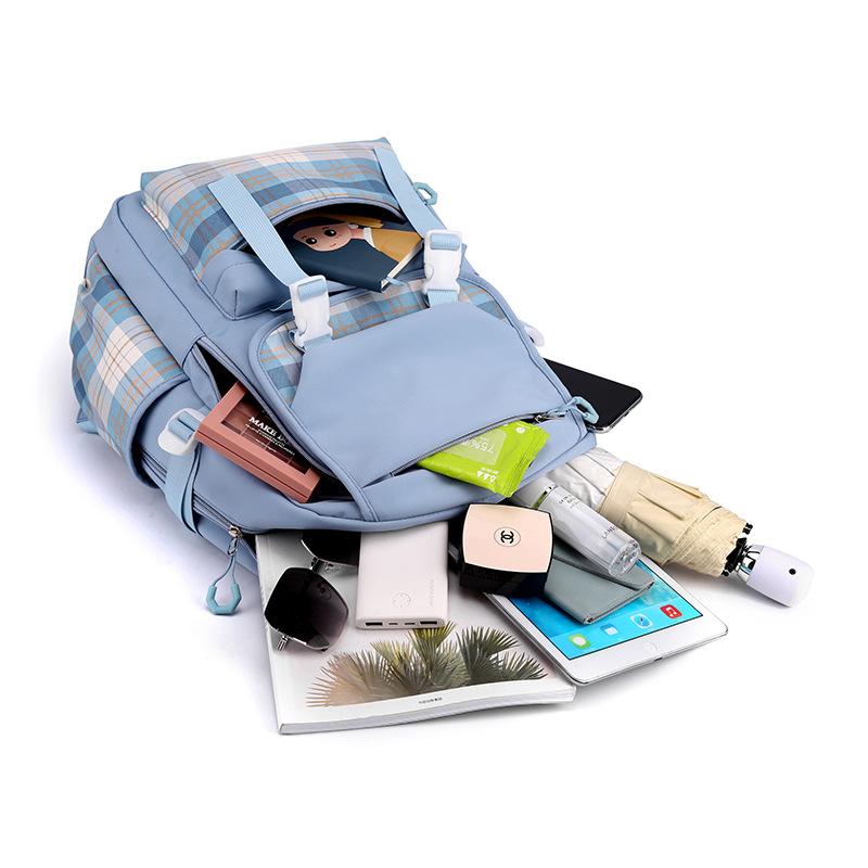 Diy Printed High School Students Large-Capacity Student Schoolbag Casual Backpack