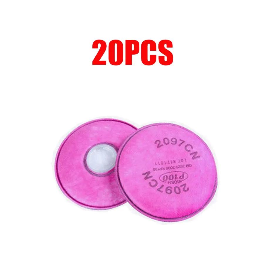 Series Respirator Dust Mask AccessoryCarpenter Painting Spray Industry 2091/2097 Particulate Filter P100 For 3m 6200 6800 7502