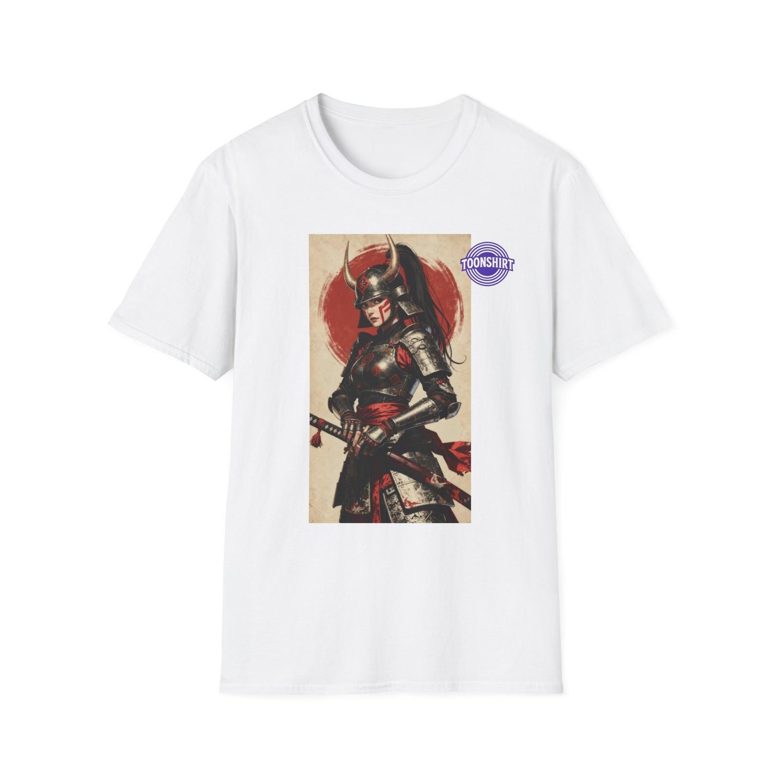 Samurai Warrior Art Graphic T-Shirt S разноцветный