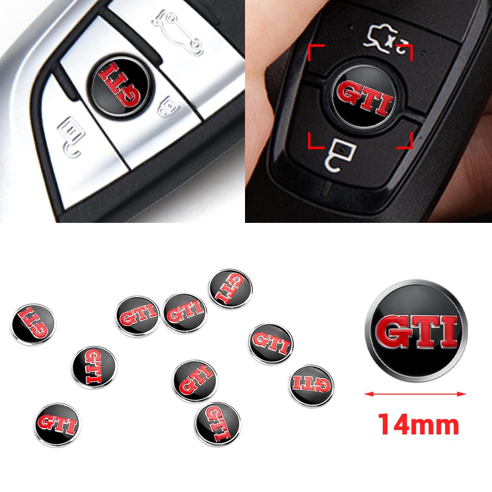 10Pcs 3D Car Styling Remote Control Key Logo Sticker M180 Valve Cap for VW GTI Jetta Golf Beetle R32 M180 MK4 golf 6 motion MTM Volkswagen