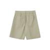 KANGOL Comfort Twill Bermuda Shorts Ecru 4047