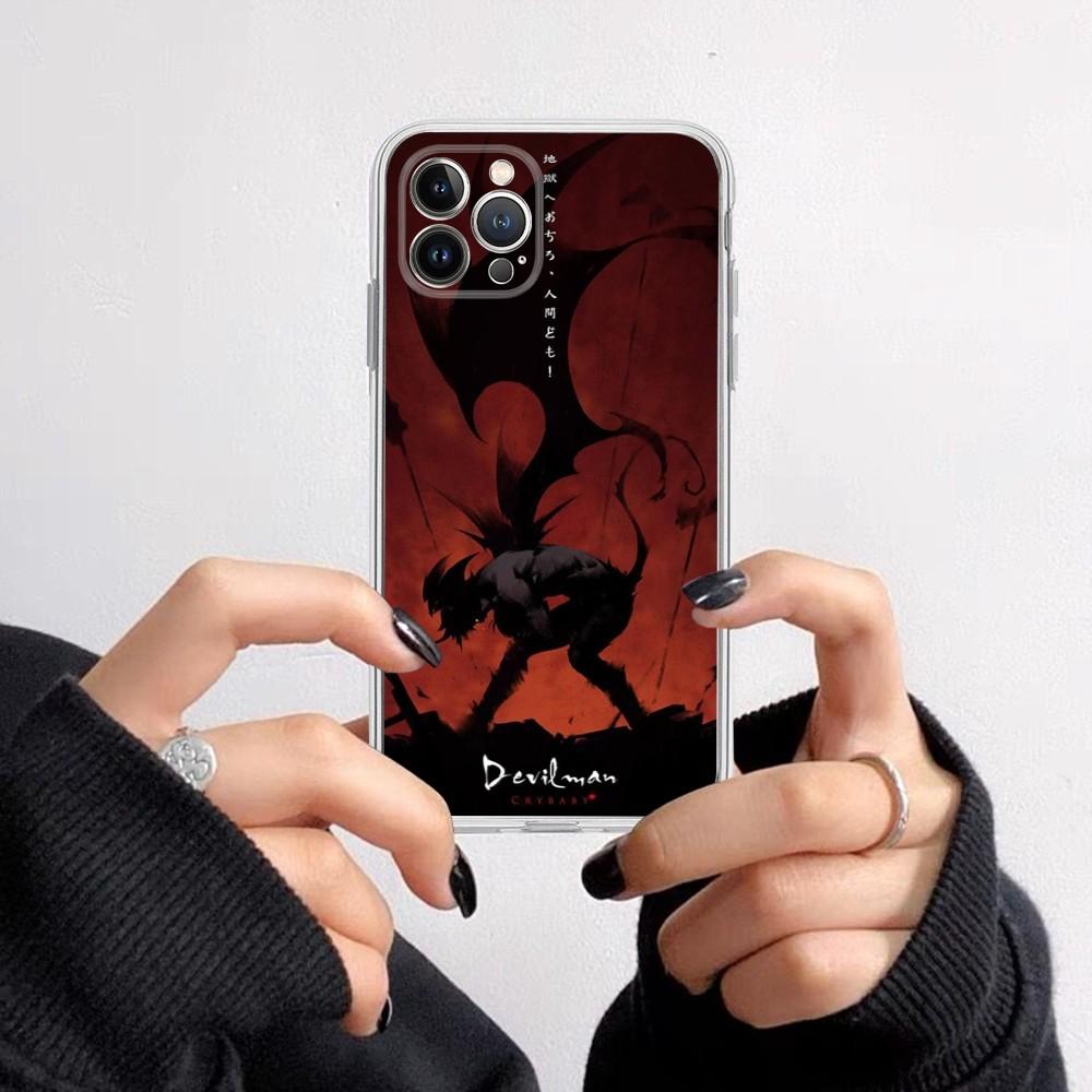 Devilman Crybaby Phone Case for iPhone 16 15 8 7 6 6S Plus X SE XR XS 14 11 12 13 Mini Pro Max Mobile Case