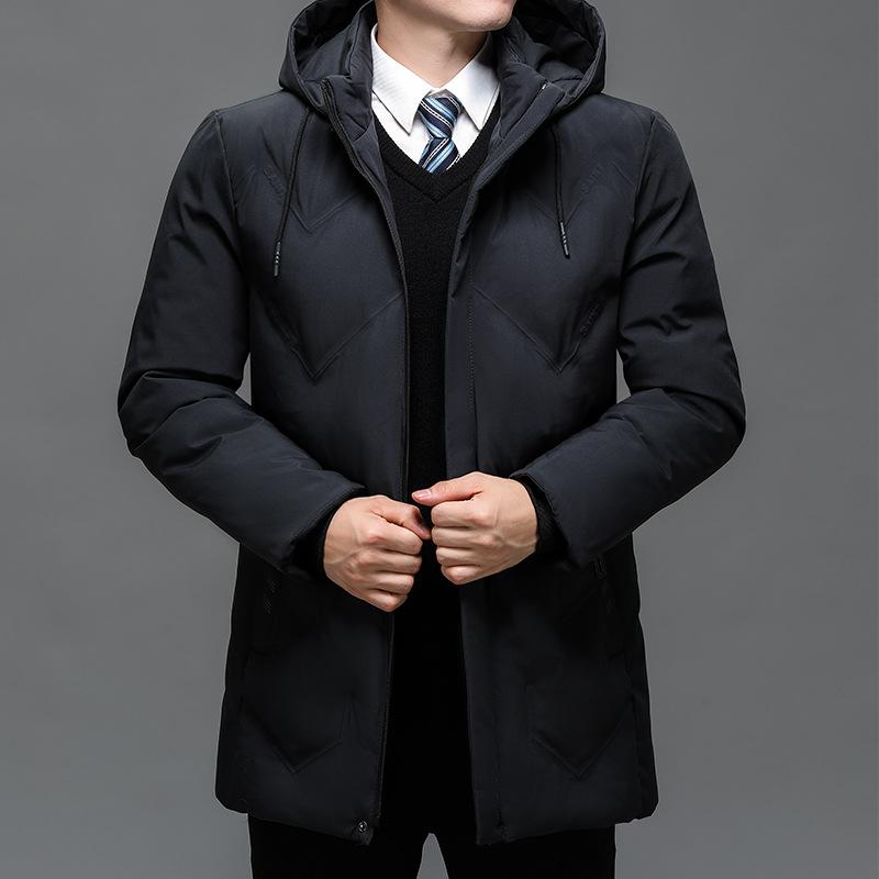 Повседневная хлопковая куртка, мужская утепленная хлопковая куртка, мужская теплая хлопковая куртка, мужская одежда L чёрный