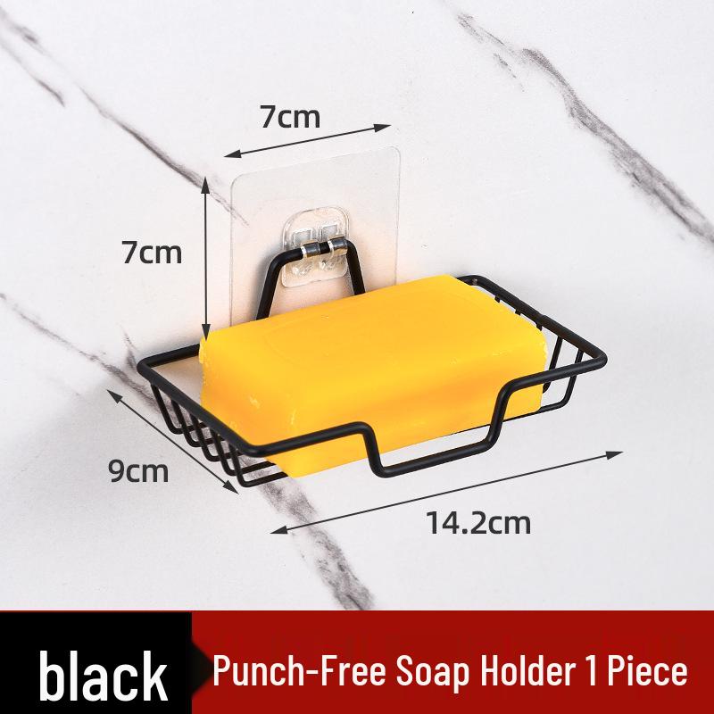 Stainless Steel Wall-Mounted Soap Dish Rack