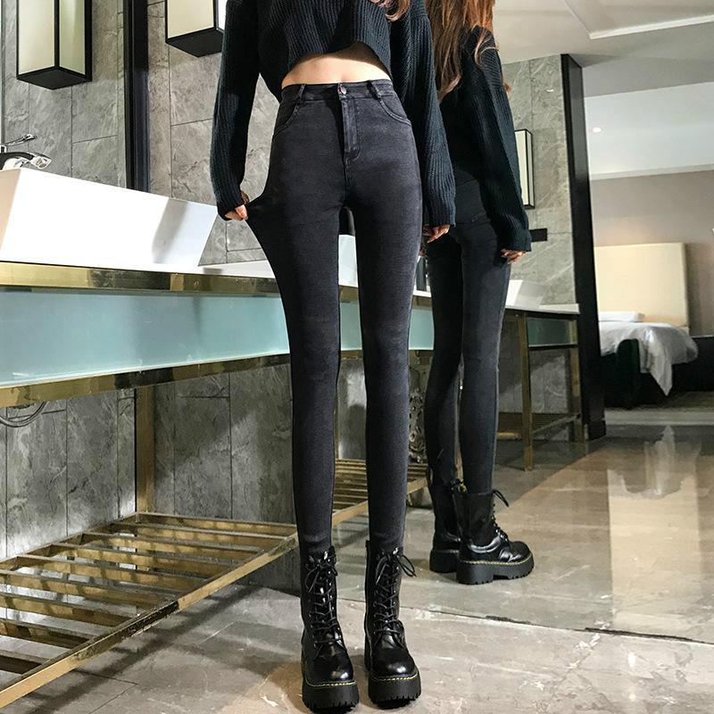 Pantaloni jeans invernali Donna Vita alta Jeans termici Pile foderato  Pantaloni in denim Pantaloni elasticizzati Pantaloni skinny acquista in  modo economico — spedizione gratuita, recensioni reali con foto — Joom
