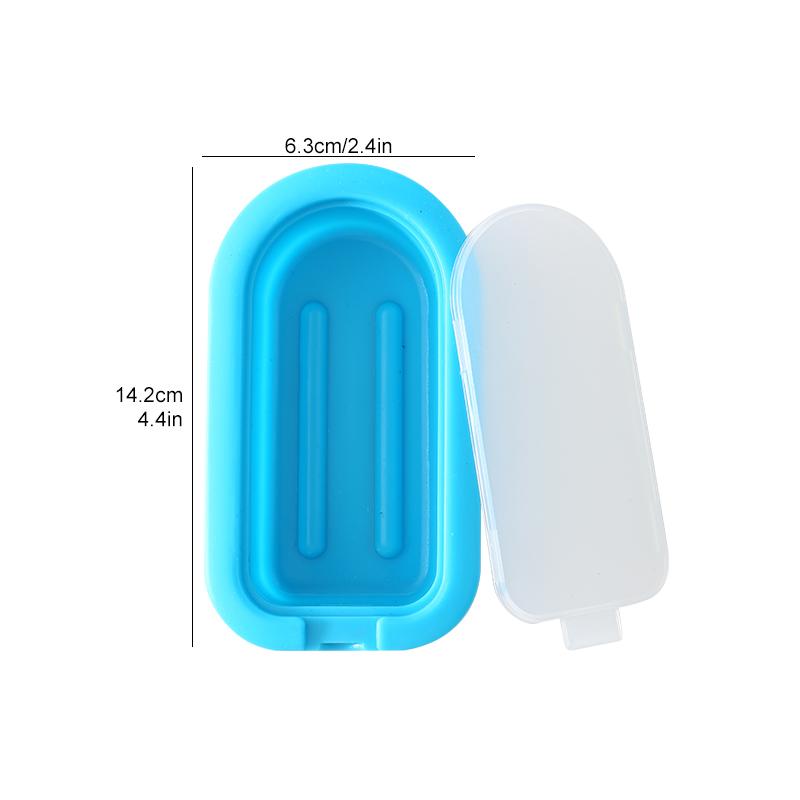 FAIS DU Reusable Silicone Ice Cream Mold Stackable Popsicle Molds DIY Dessert Ice Cream Mold with Stick Multicolour Silicone