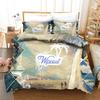Summer Surf Seaside Vacation Duvet Cover Blue Water Comforter Bedding Set For Adults Queen Size 3d Quilt Bed Set Linening Bed
