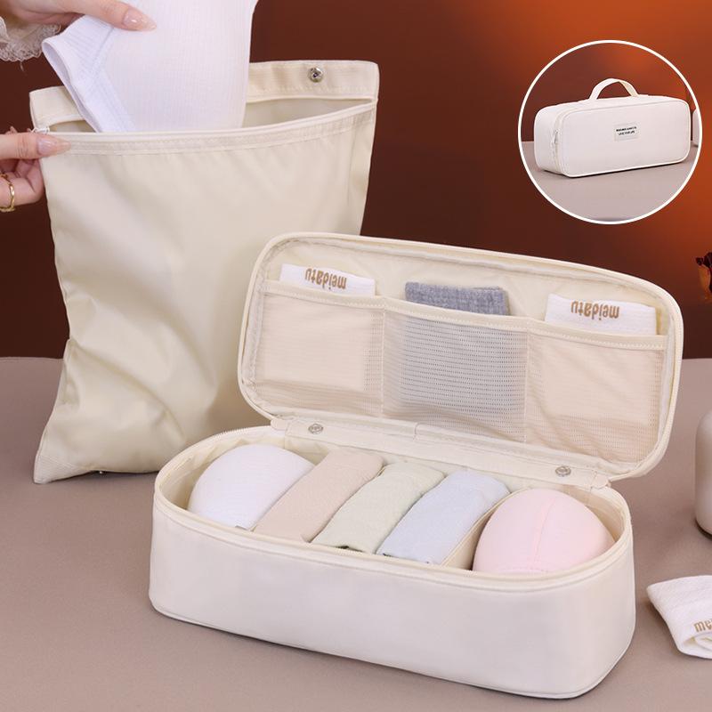 Cross Border Travel Underwear Socks Storage Bag 2-in-1 Portable Luggage Bra Organizing