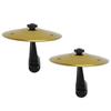 Car Cymbal Realistic Compact Crisp Metallic Sound Car Drum Cymbal for Air Vent Dashboard