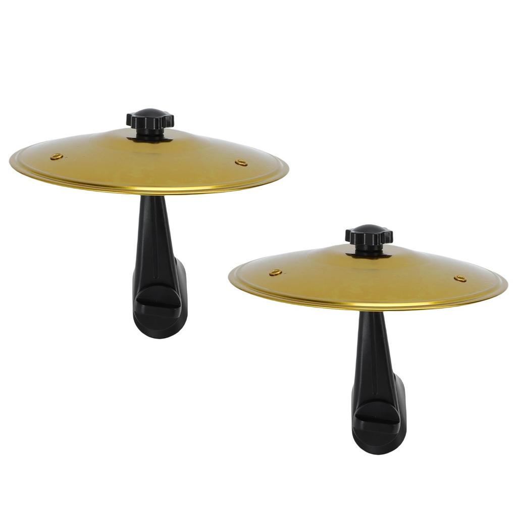 Car Cymbal Realistic Compact Crisp Metallic Sound Car Drum Cymbal for Air Vent Dashboard