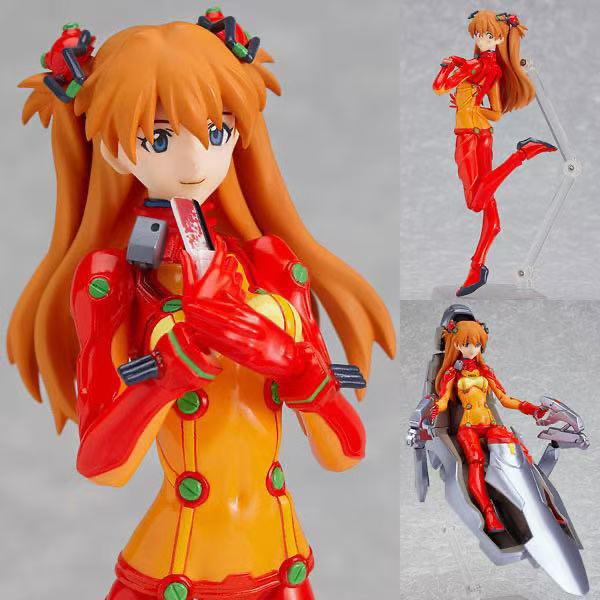 EVA Figma Articulated Figures: Asuka 084, Mari 079, Rei 091 Boxed Set