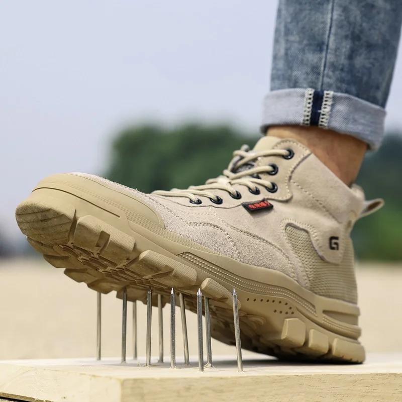 Men's Insulated Shoes 10KV All-season Insulated Electrician Boots Plastic-covered Toe Anti-crush and Anti-puncture Safety Shoes