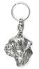 Border Terrier - Silver-plated pendant with a dog in a decorative box, handbag decoration, backpack pendant by Art-Dog brand