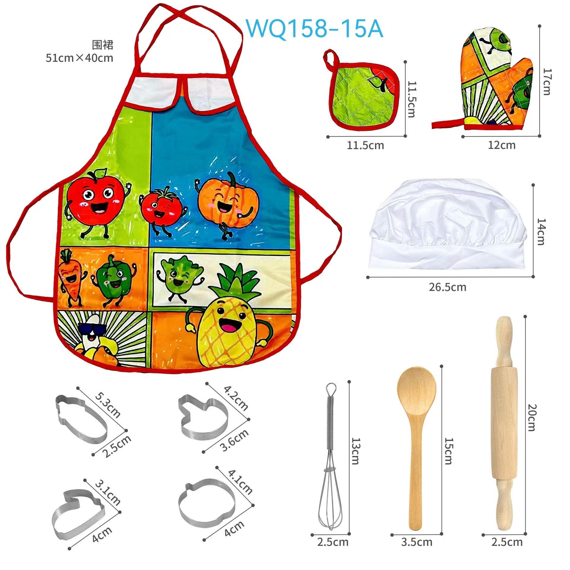 

Интерактивный набор для детской выпечки из 11 предметов с красочным костюмом и реалистичной кухонной утварью для веселья 11Piece Fruit