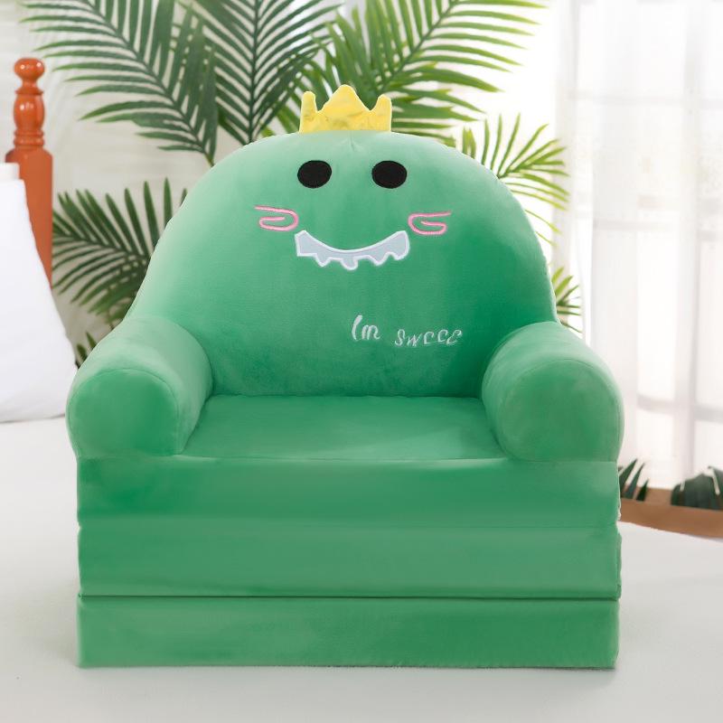 Cartoon Children's Multi-Layer Folding Plush Sofa Bed 