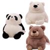 Panda Brown Polar Teddy Bear Doll Stuffed Animal Plush Soft Toy For Kids Baby