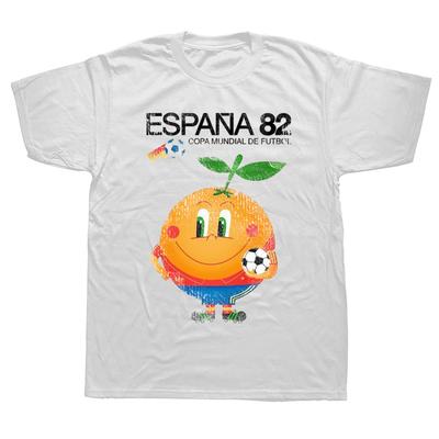 Funny Espana 82 Spain Football Graphic T-shirts Men Women's Fashion Casual Tshirt 100% Cotton Loose Oversized T Shirt