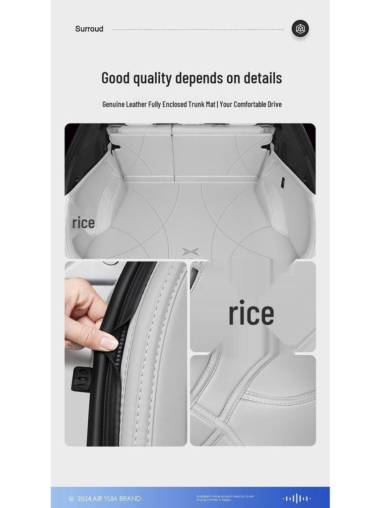 XPeng G6 2024 Kobereček do kufru a interiérové doplňky