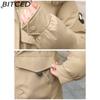 BITCED Women's Winter Slimming Down Jacket with Fashionable Fleece Lining and Thick Fur Trim