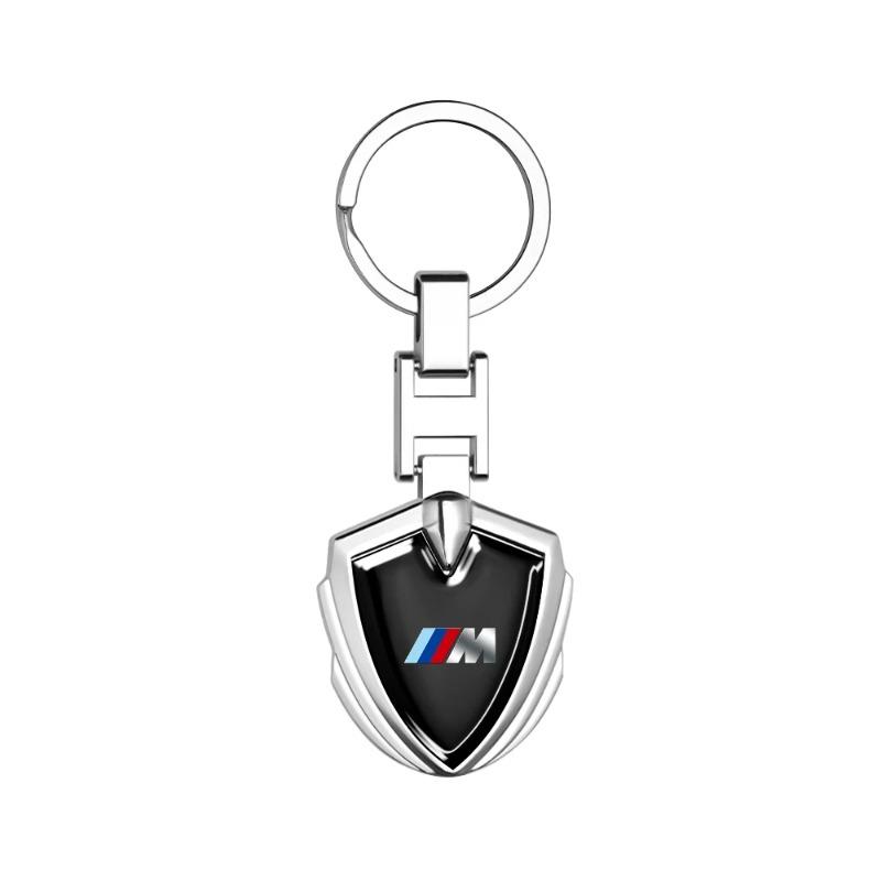 1pc Fashion Creative Metal Ribbon Car Keychain Key Ring Key Chain For BMW E46 E90 E60 F30 E39 F10 E87 E36 F20 E92 Car Styling