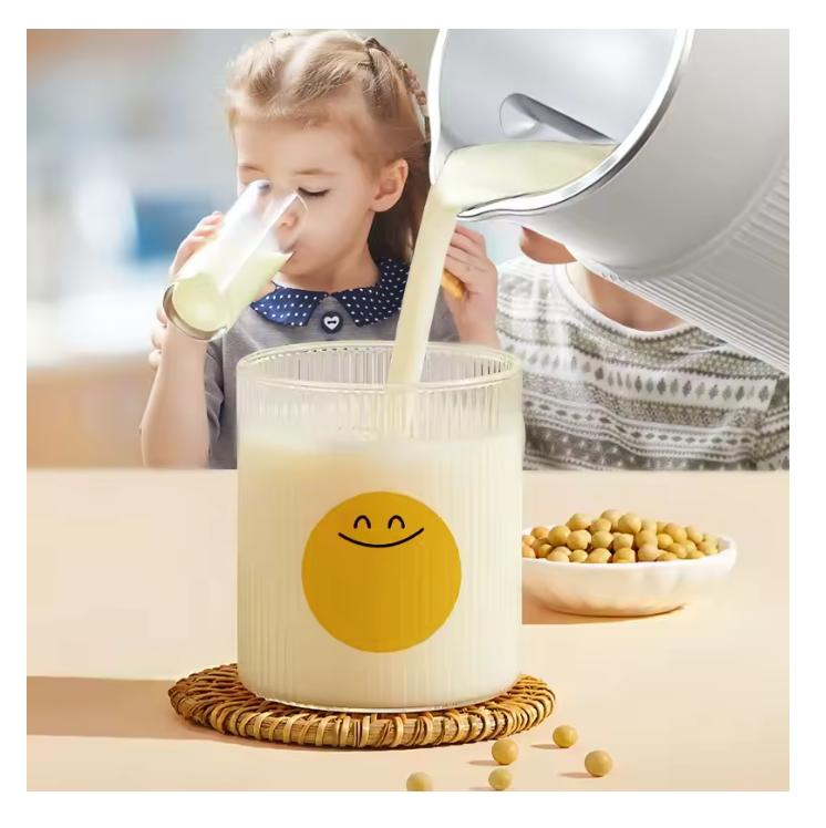 220V Automatic Soybean Milk Machine Portable Wall Breaking Machine Intelligent Filter-Free Cooking Machine Food Blender for Bab