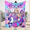 1pc K-pop Glow Blanket Comfortable Soft Lightweight Multi Purpose Blanket for Travel Camping Picnics Sofa Office Bedroom Perfect Gift for Friends