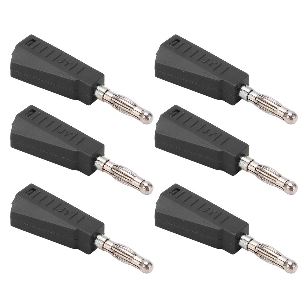 20pcs Banana Plug 4mmCelsius0.16in Low Signal Loss Stable Current Compact Convenient Electrical Connector