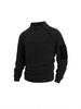Sweat à capuche fonctionnel en polaire Sherpa pour homme avec col montant et design multi-poches