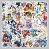 50 Q Version Onmyoji Stickers: Japanese Style Characters for Cute Graffiti, DIY Refrigerator & Tablet Decor