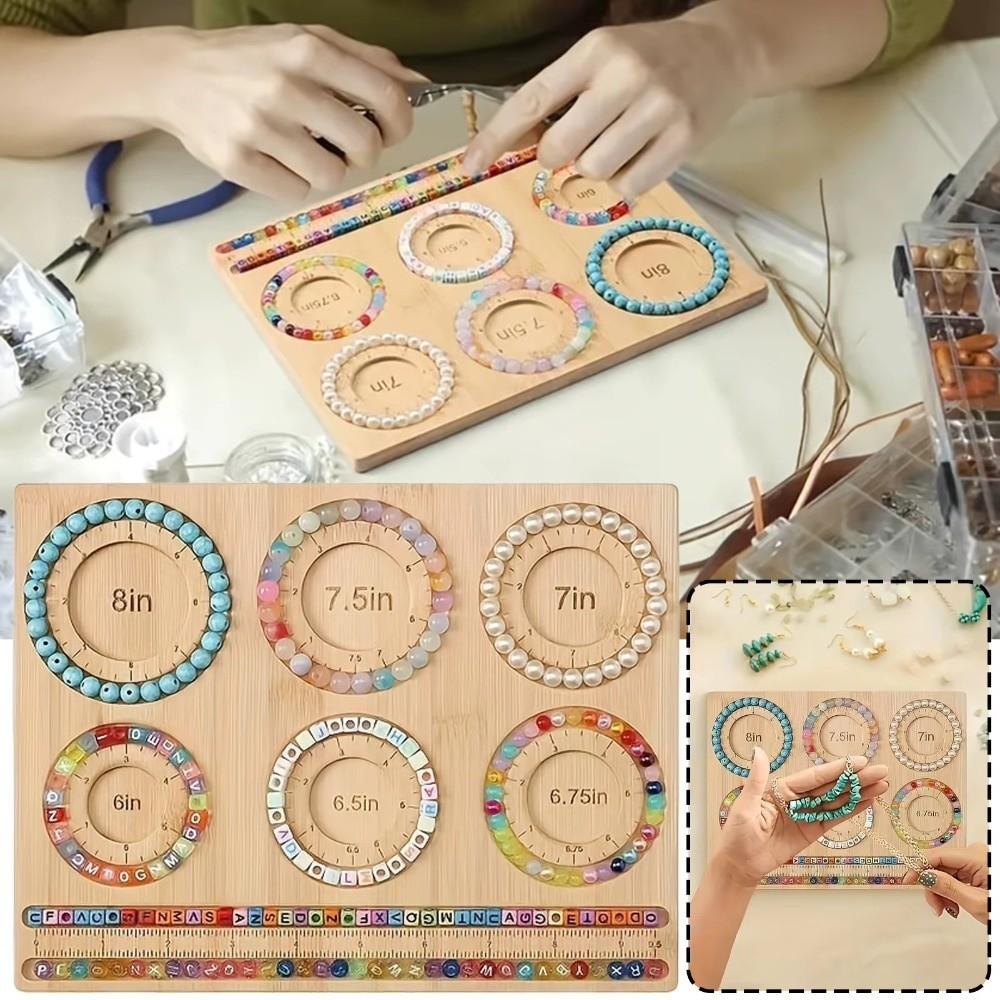 Imperial Measurements Marked Bracelet Sizing Pad 6 Size Jewelry Making Mat Bead Board DIY Craft