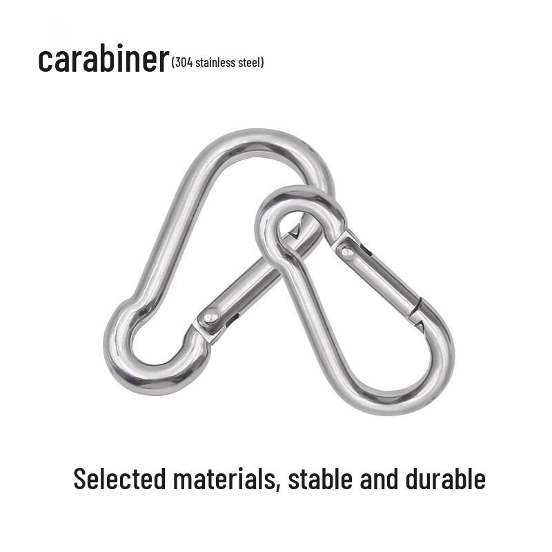 Xianming 304 Edelstahl M6 Karabiner Schnapphaken Set