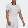 Adidas Contrast Color Sports Tennis Short Sleeve Polo Shirt Men Tops White GT7854