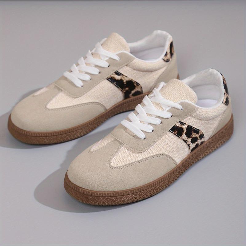 Women's fashionable beige sports shoes, lace up closure, seasonal shoes, casual shoes | fashionable sports shoes