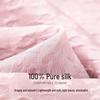 TUHUANG 19 Momme Mulberry Silk Round Neck Dress