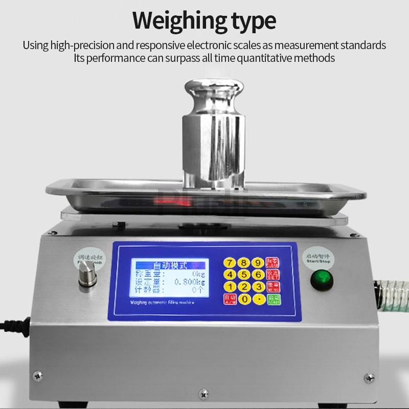 Automatic Dispensing Filling Machine Flow Weighing Honey Sesame Sauce Edible Oil Glue Viscous 10KG Liquid Filling Machine