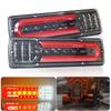 Bright LED Truck Tail Rear Lamp Lights Mulfunctions Reversing Lighting w/ Brake Stop Stream Turn Signal for Car Lorry Trailers