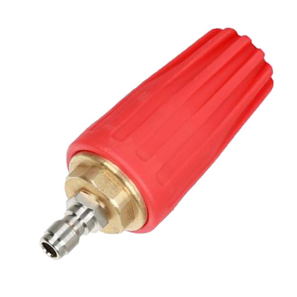 5000psi 350kg Ultra-high Pressure Cleaning 360° Rotating Lotus Nozzle with Multiple Aperture Brass Rotory Turbo Nozzle