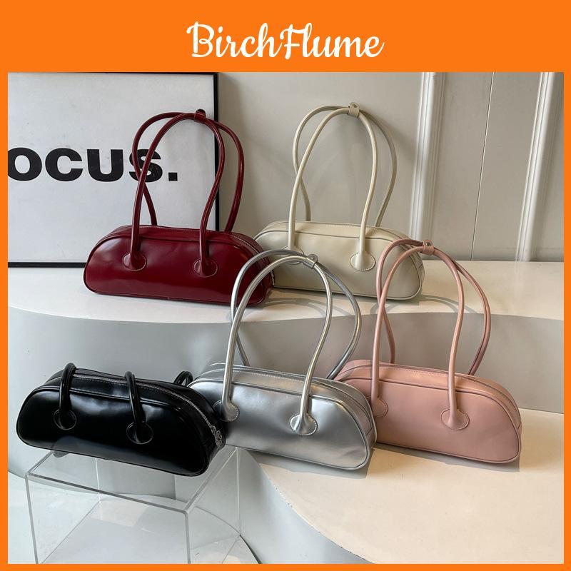 French Style Pu Crossbody Bag With Seaming Details For Daily Use