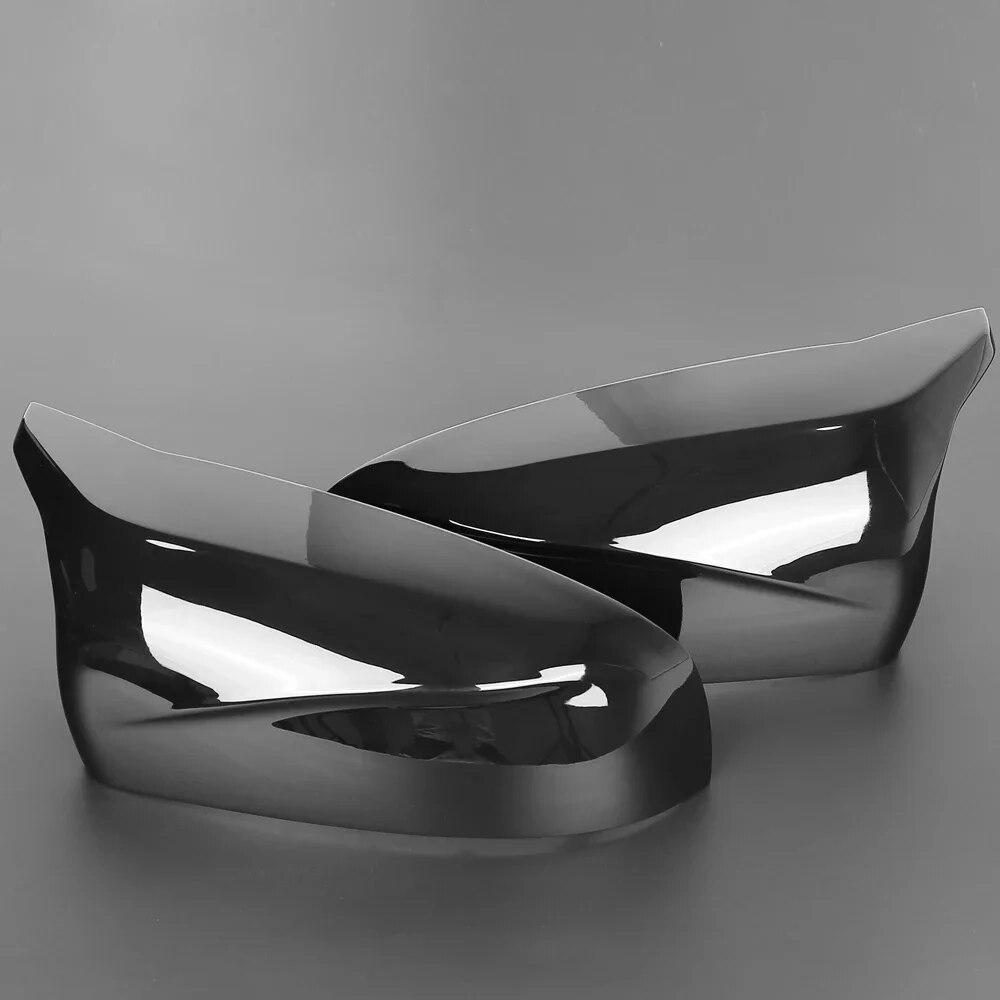 

TOPC Carbon Fiber/ABS 2x Зеркало Крышка X5 X6 Боковая Крышка Зеркала Заднего Вида Автомобиля Замена Корпуса Для BMW X5 X6 E70 E71 2007-2013 чёрный