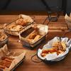 1Pcs with Handle Fryers Basket Food Storage Container Home BBQ Kitchen Tool Frying Tray Iron Mesh Net French Fries Holder