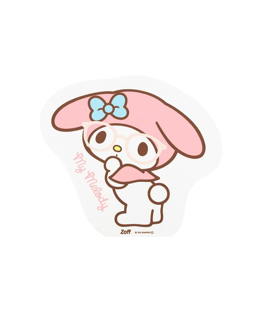 Zoff Eyeglass Cleaner Eyeglass Cute and Featuring Sanrio Characters Women's Cleaner, Stylish, [Z0242012_2101 Z0242012-2101 Pink]