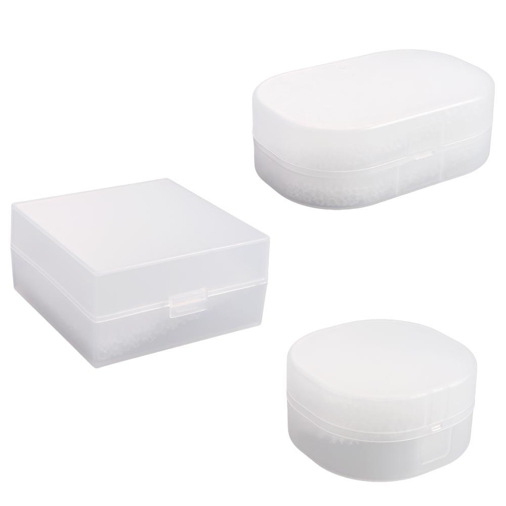 Transparent Soap Dish Sealed Soap  Holders Soap Storage Portable Soap Box  Bathroom