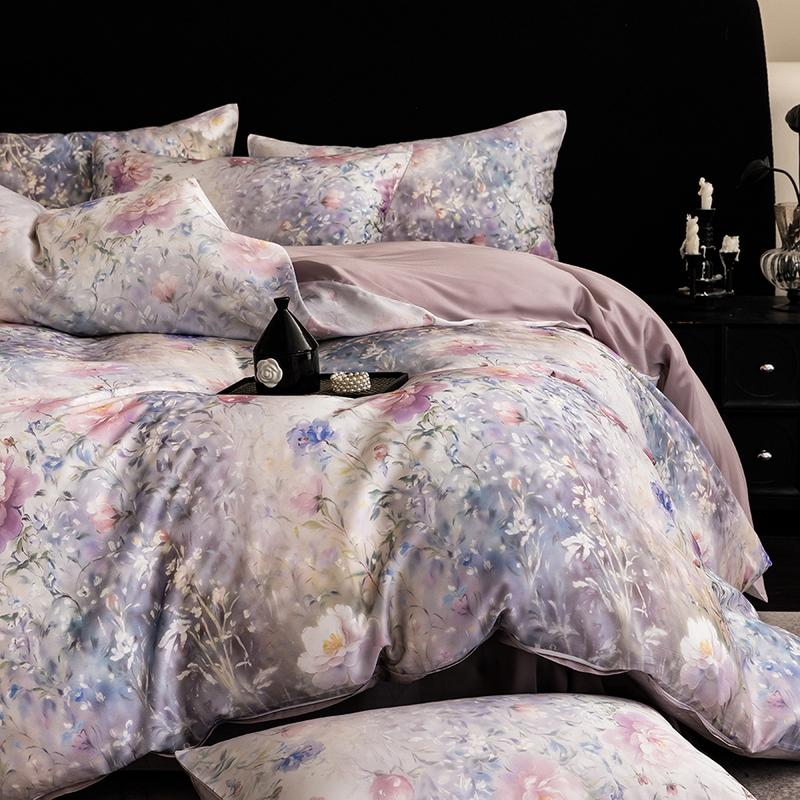 New  Luxury 100% Tencel Bedding Sets - High - Density, High - Count for 1.5m/1.8m/2.0m Beds