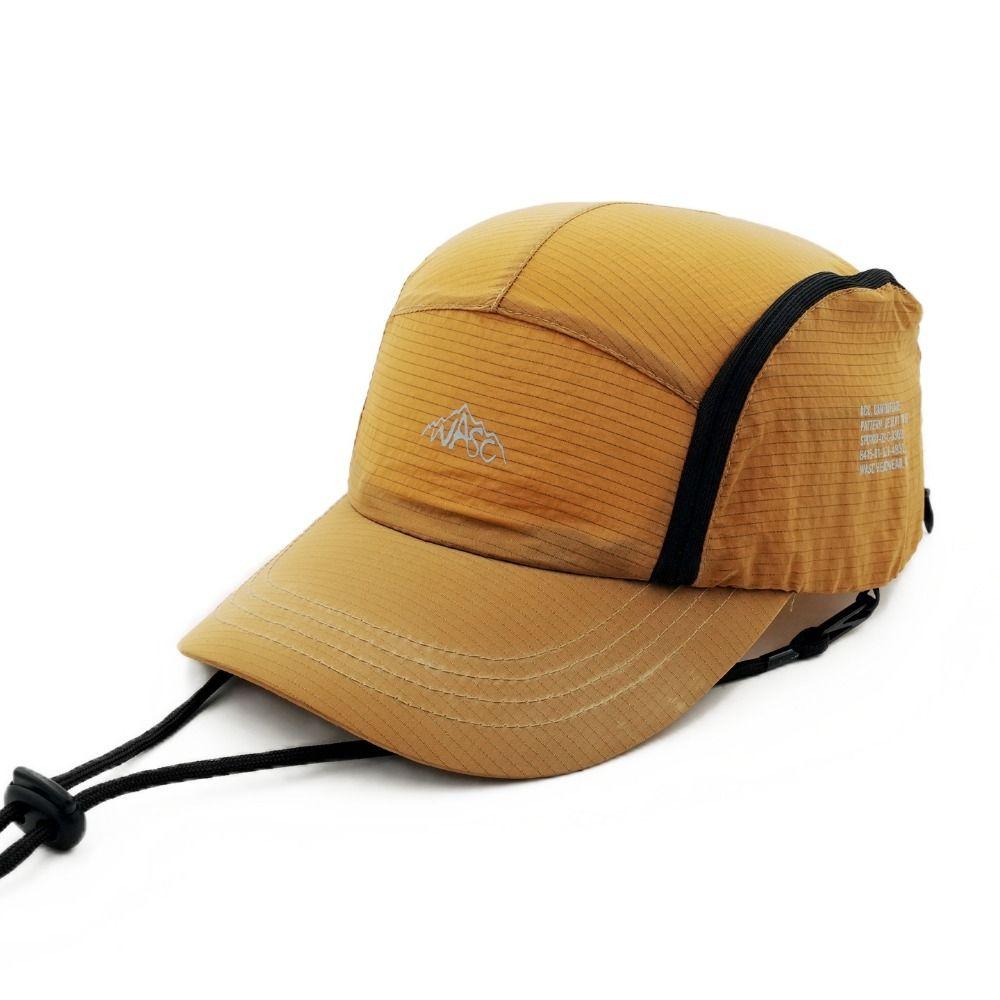 Side Pocket Peaked Caps Breathable Outdoor Hats Retro Japanese Baseball Hats  Camping Hiking