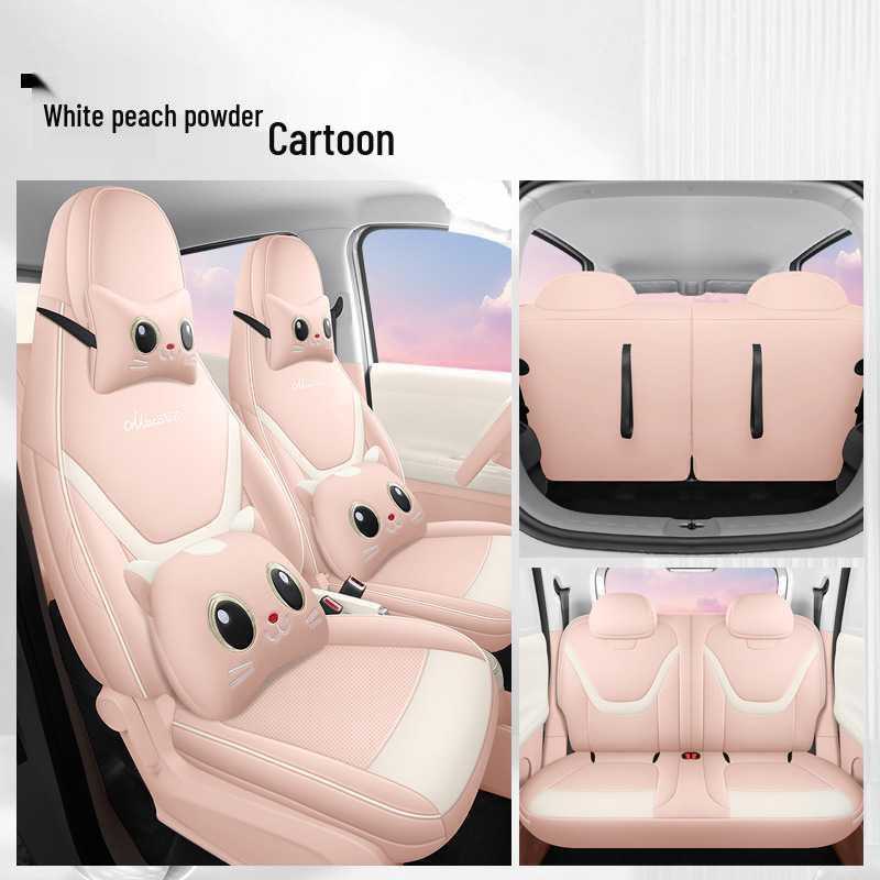 Fifth Gen Wuling Hongguang Mini: 26 Cartoon Leather Car Seat Covers