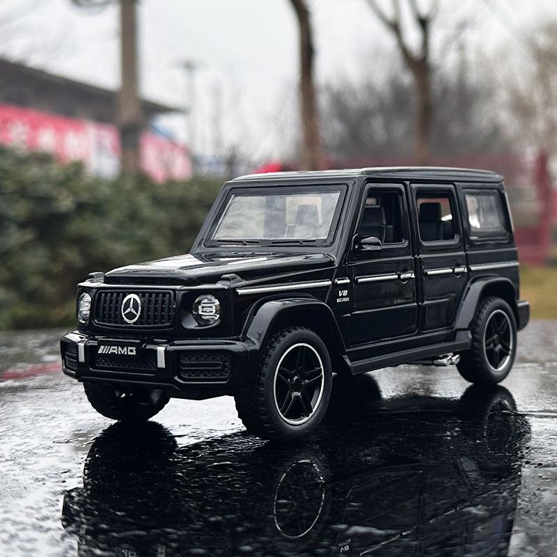 1:32 Benz G63 SUV Legierungsmodellauto Spielzeug Diecasts Metallguss Sound und Licht Autospielzeug für Kinder Fahrzeug
