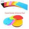 Voedselkwaliteit Siliconen Pads Rond En Vierkant Anti-brandwond Anti-slip Dikke Isolatie Pot Pads Keuken Eettafel Onderzetters